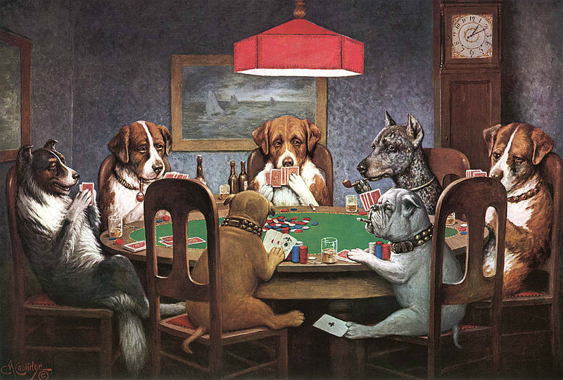 Arte da imagem com jogos de cartas