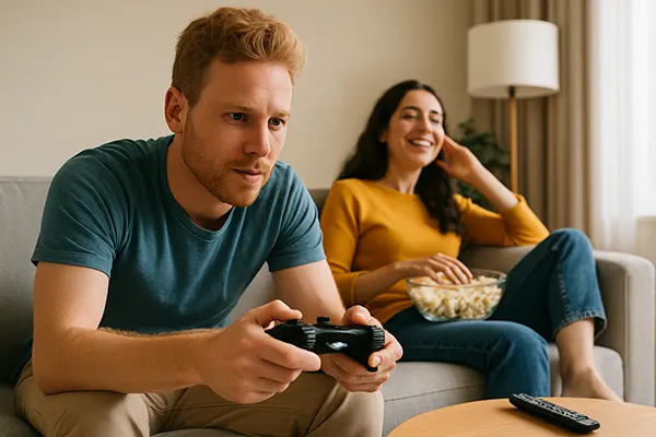 entspannte Spielsitzung