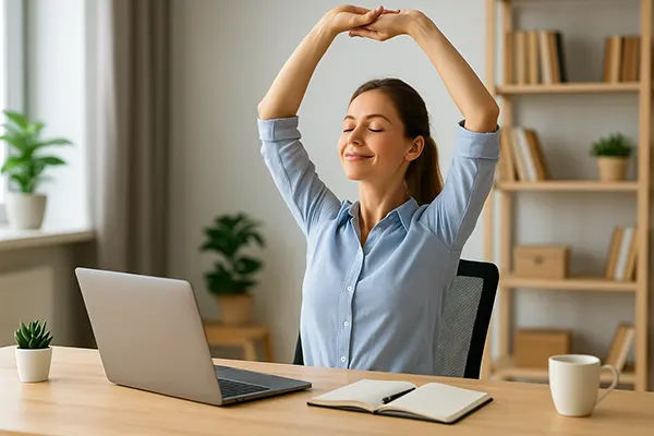 Santé mouvement au bureau