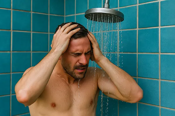 Cold shower routine